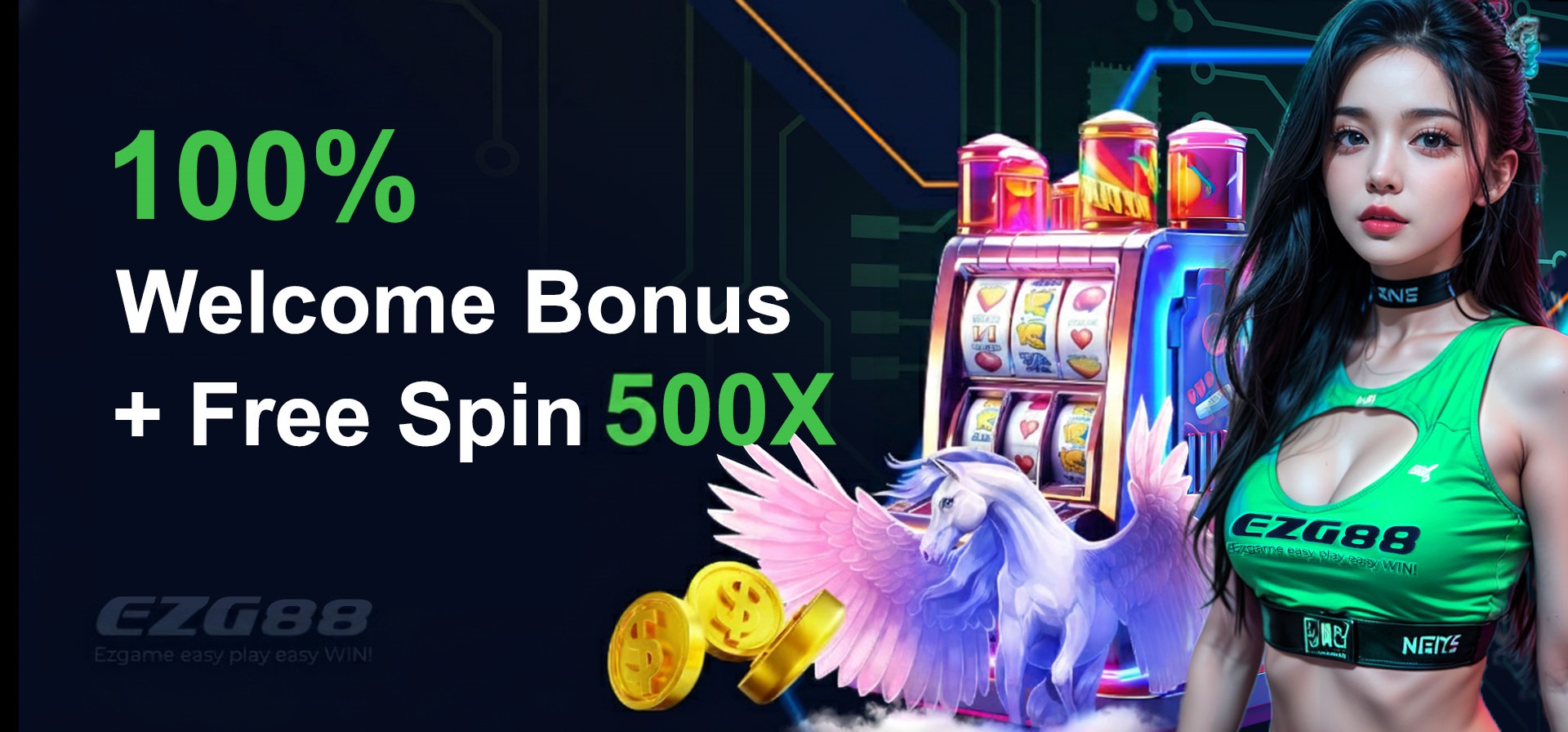 100% Welcome Bonus Free